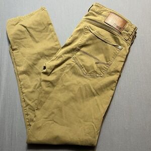 Mavi Jeans Men's 34x32 Zach Straight Leg dark beige